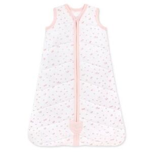 Burt’s Bees Baby Organic Cotton Beekeeper Wearable Blanket in Pastel Pink Floral